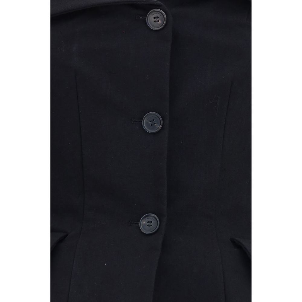 Gilet Magda Butrym en soie noire
