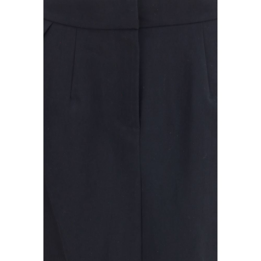 Jupe midi Magda Butrym en coton noir