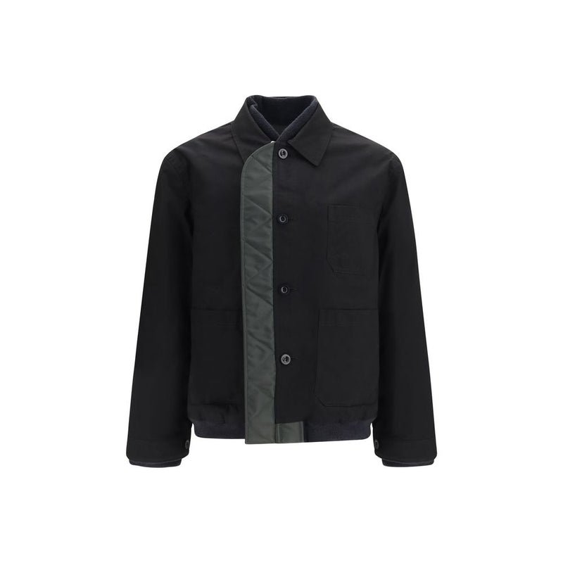 Blouson bomber Sacai noir en nylon