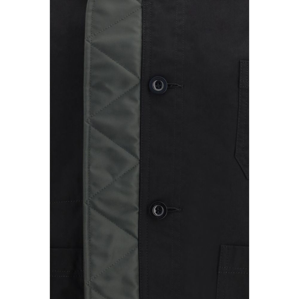 Blouson bomber Sacai noir en nylon
