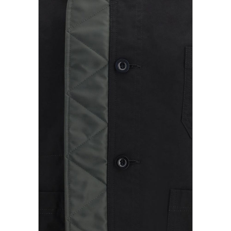 Blouson bomber Sacai noir en nylon