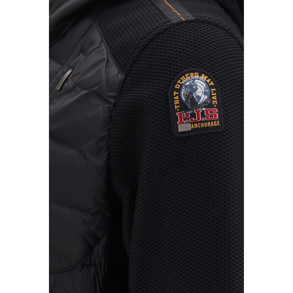 Doudoune longue Parajumpers noire en duvet d'oie