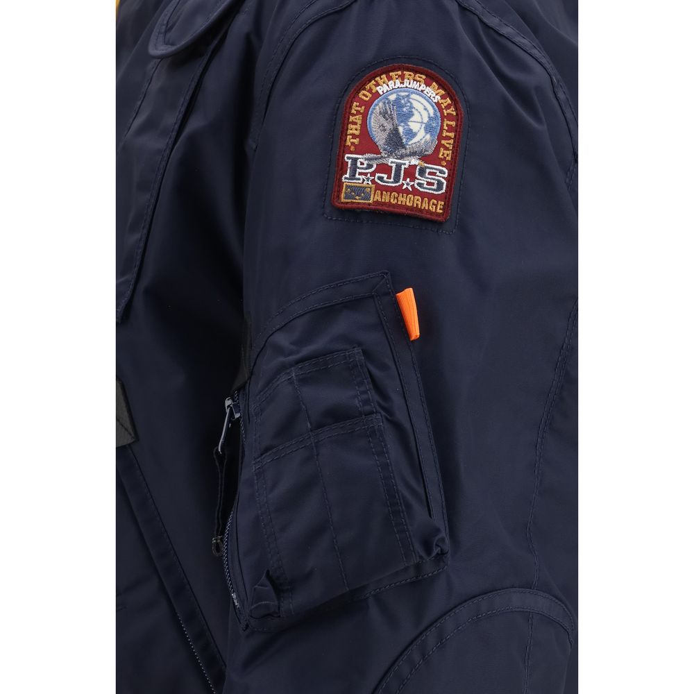 Bomber Parajumpers en polyamide bleu