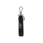 Prada Black Stainless Steel Keychain