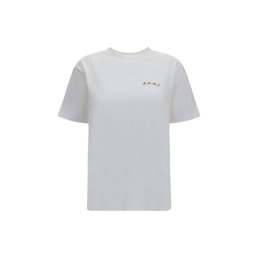 T-shirt en coton blanc cassé