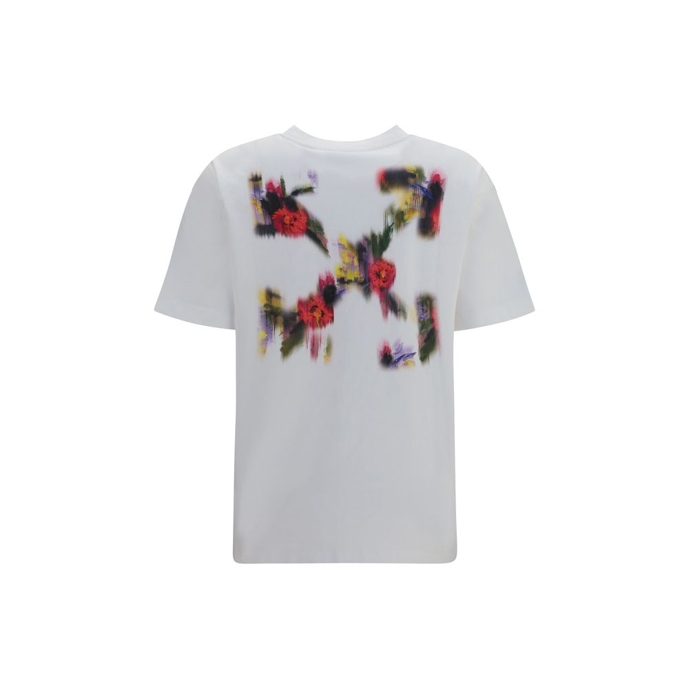 T-shirt en coton blanc cassé