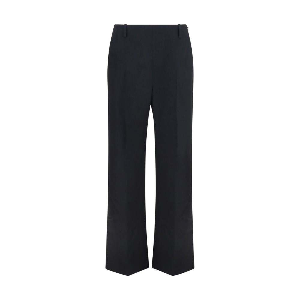 Khaite Pantalon Décontracté Noir en Polyester