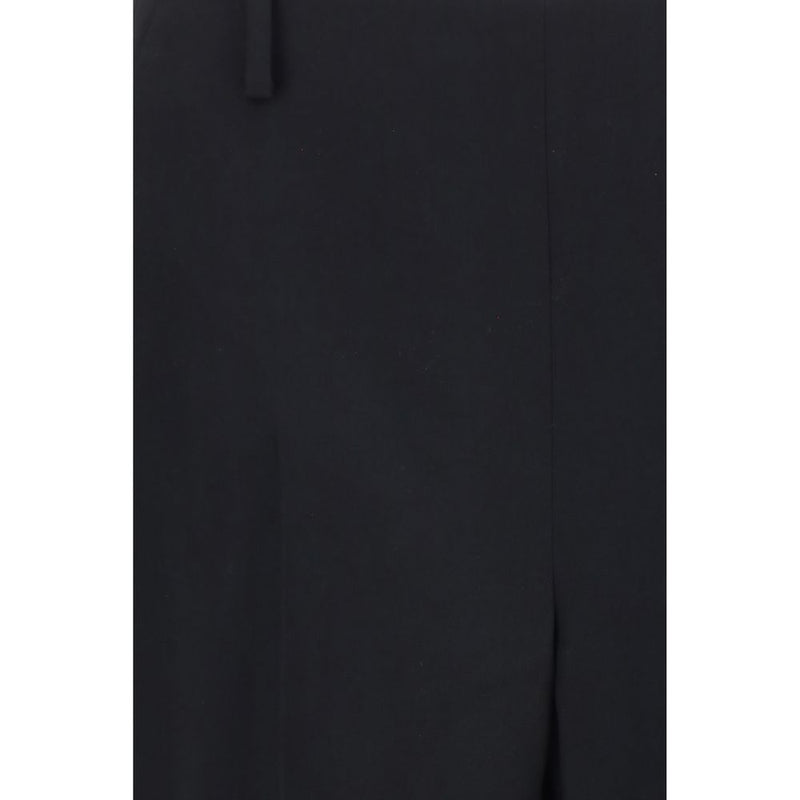 Khaite Pantalon Décontracté Noir en Polyester