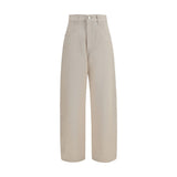 Rohe Jeans droits en coton beige