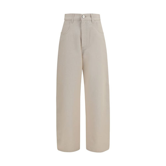 Rohe Jeans droits en coton beige