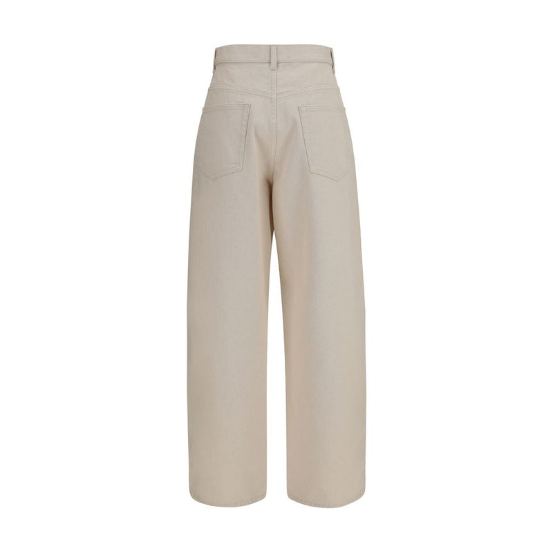 Rohe Jeans droits en coton beige