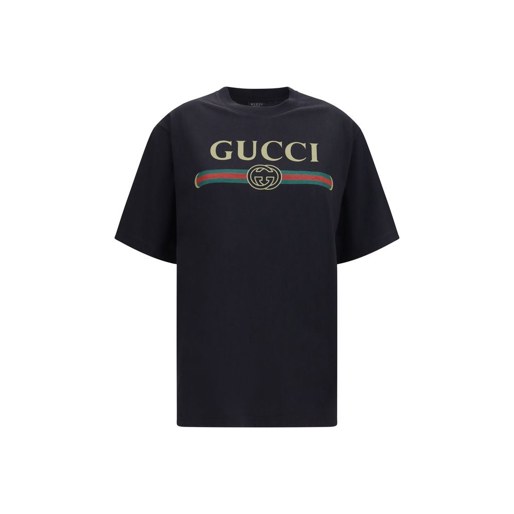 T-shirt Gucci en coton noir