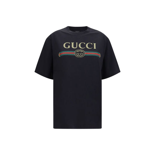 T-shirt Gucci en coton noir