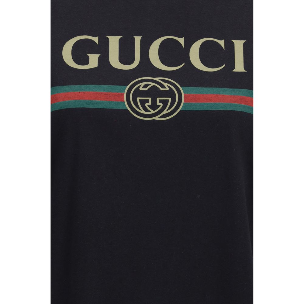 T-shirt Gucci en coton noir