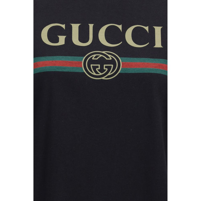 T-shirt Gucci en coton noir
