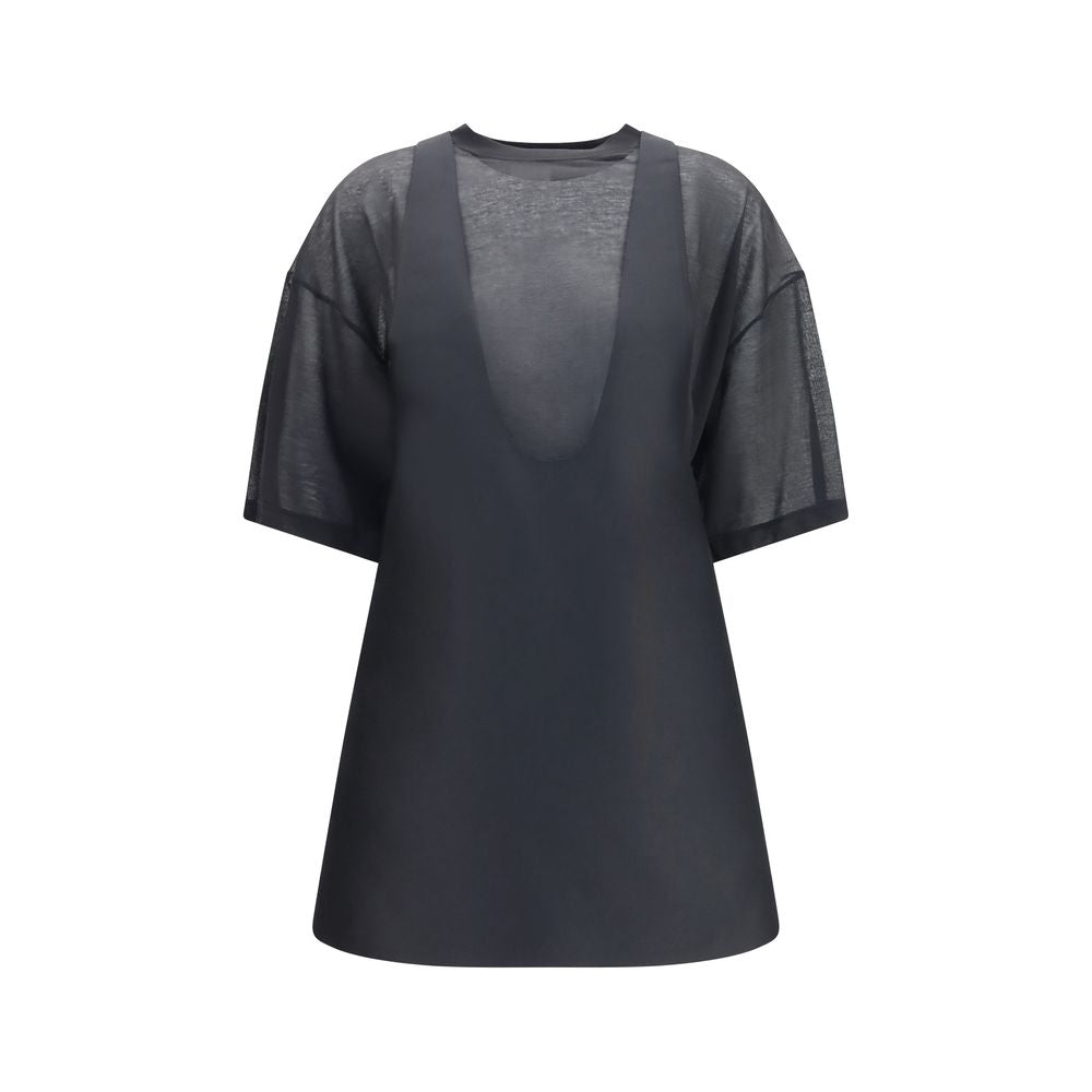 Robe Décontractée Balenciaga Oves Aries en Laine Noire