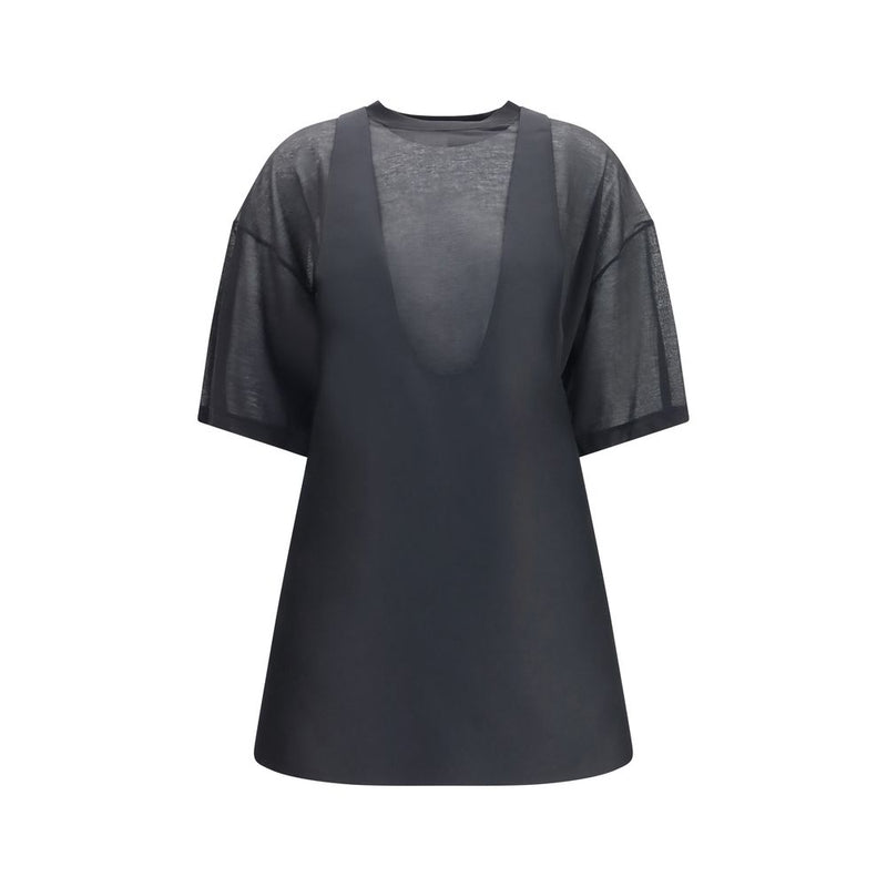 Robe Décontractée Balenciaga Oves Aries en Laine Noire