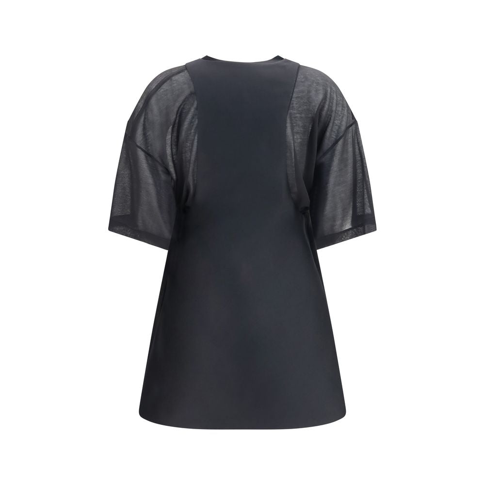 Robe Décontractée Balenciaga Oves Aries en Laine Noire