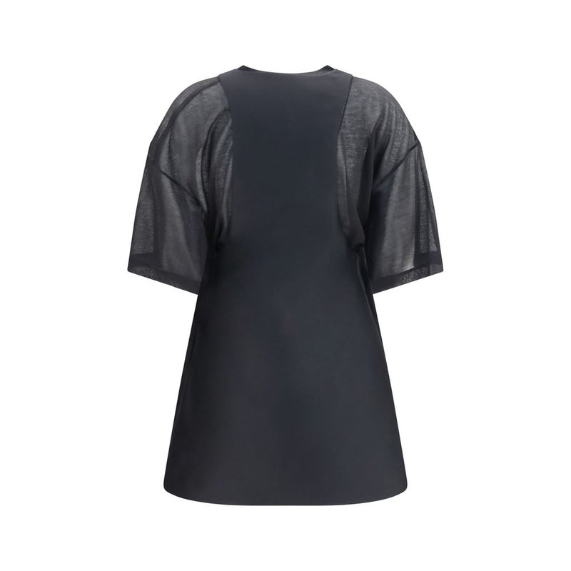 Robe Décontractée Balenciaga Oves Aries en Laine Noire