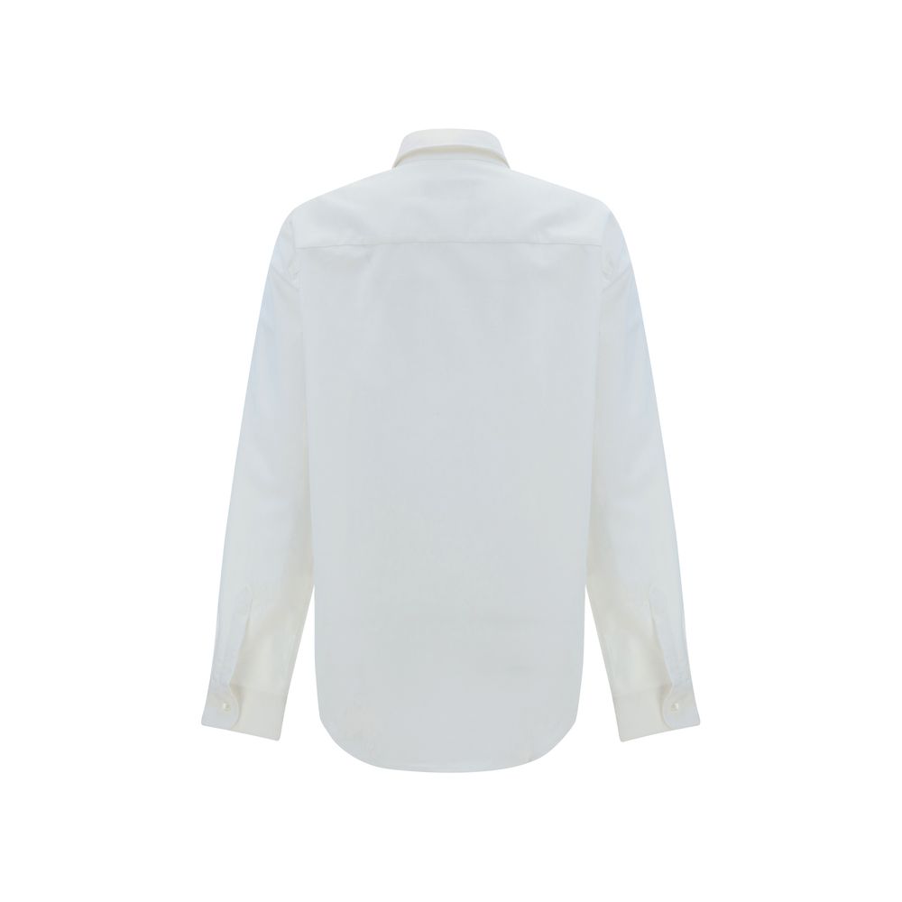 Chemise habillée en coton blanc Ami Paris