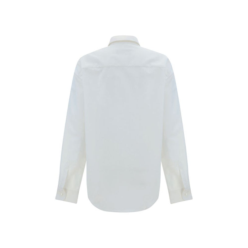 Chemise habillée en coton blanc Ami Paris