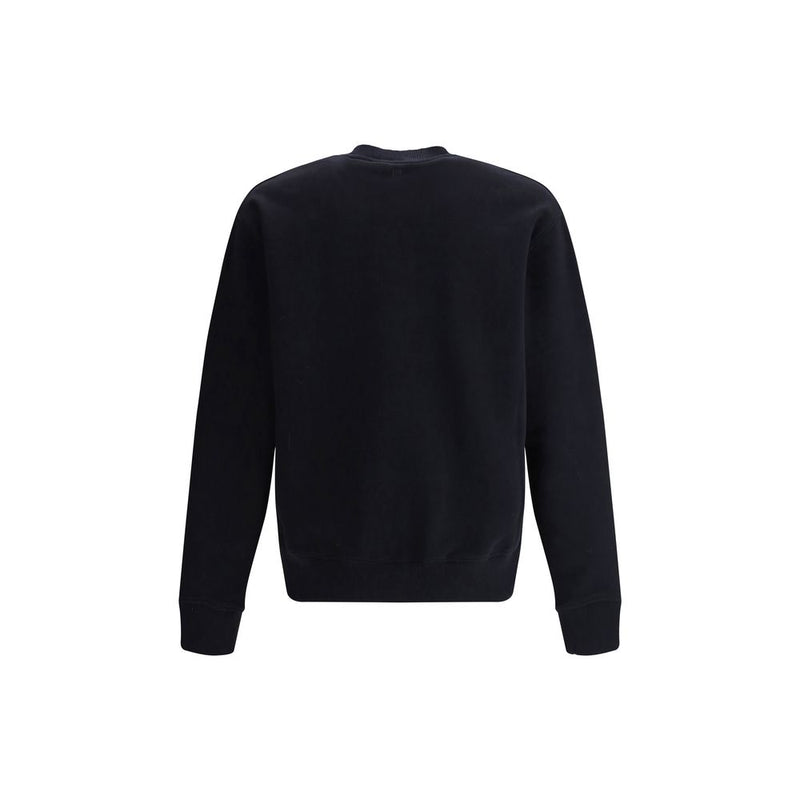 Sweat-shirt en coton noir Ami Paris