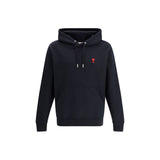 Sweat-shirt en coton noir Ami Paris