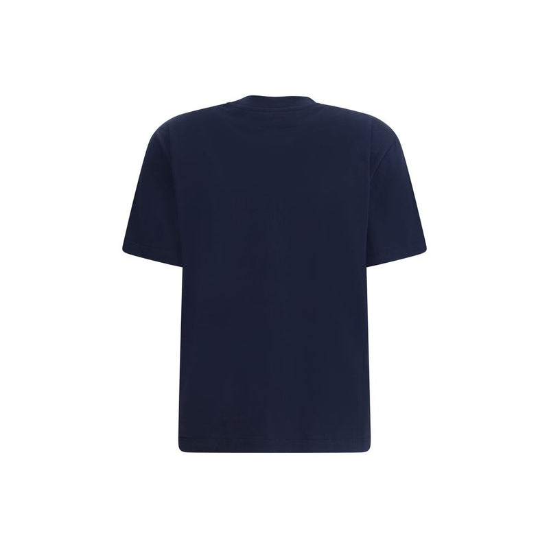 T-shirt en coton bleu Ami Paris