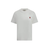 T-shirt en coton blanc Ami Paris