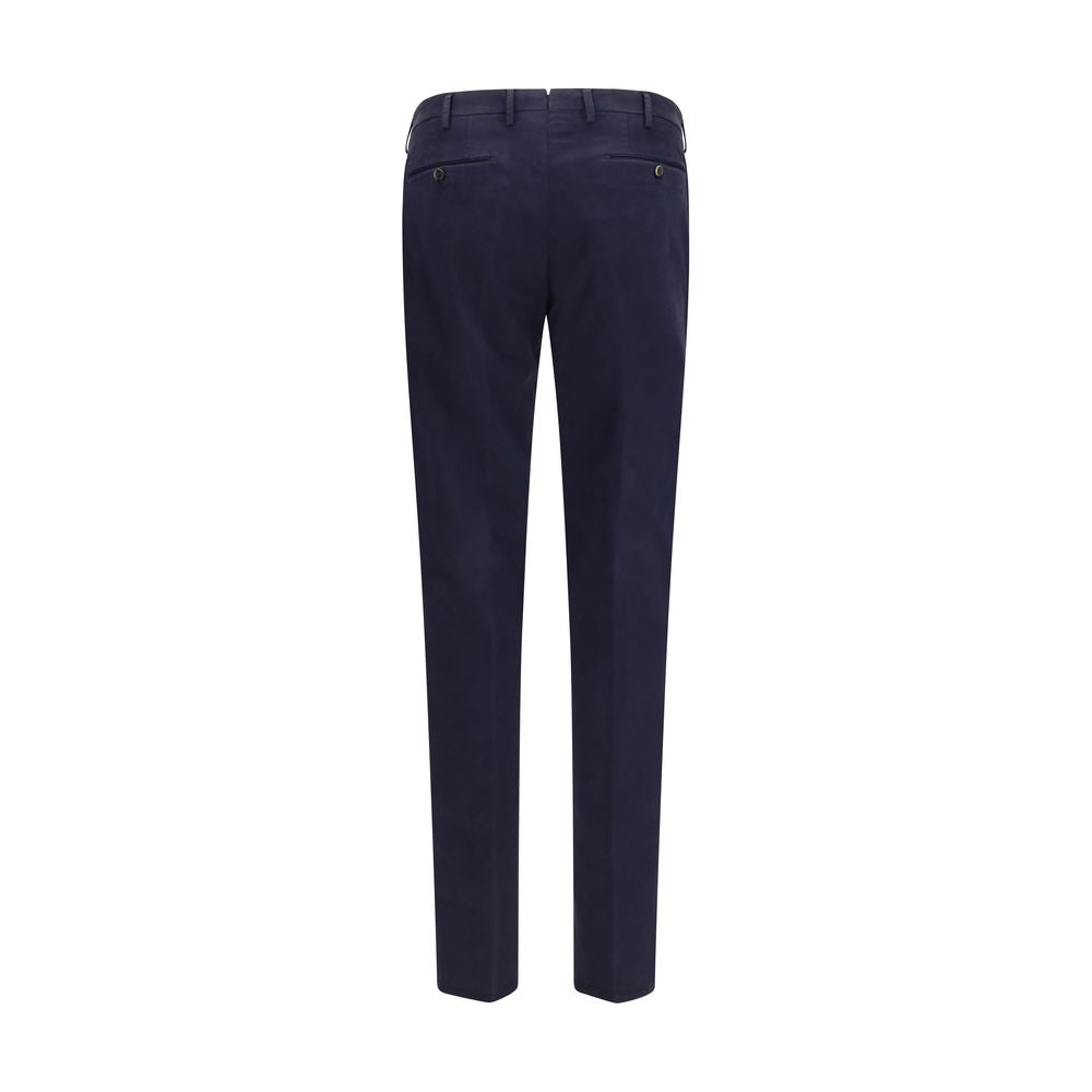 PT Torino Pantalon décontracté en élasthanne bleu