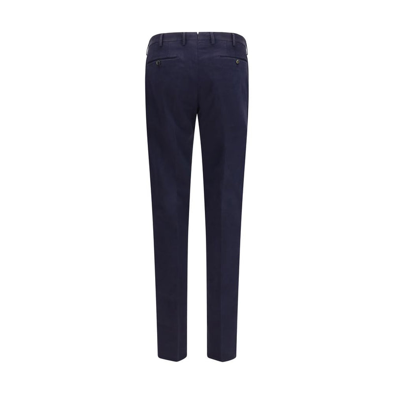 PT Torino Pantalon décontracté en élasthanne bleu