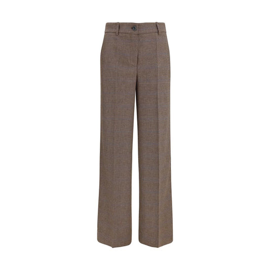 P.A.R.O.S.H. Pantalon décontracté Oves Aries en Laine Marron