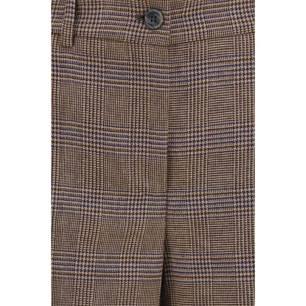 P.A.R.O.S.H. Pantalon décontracté Oves Aries en Laine Marron