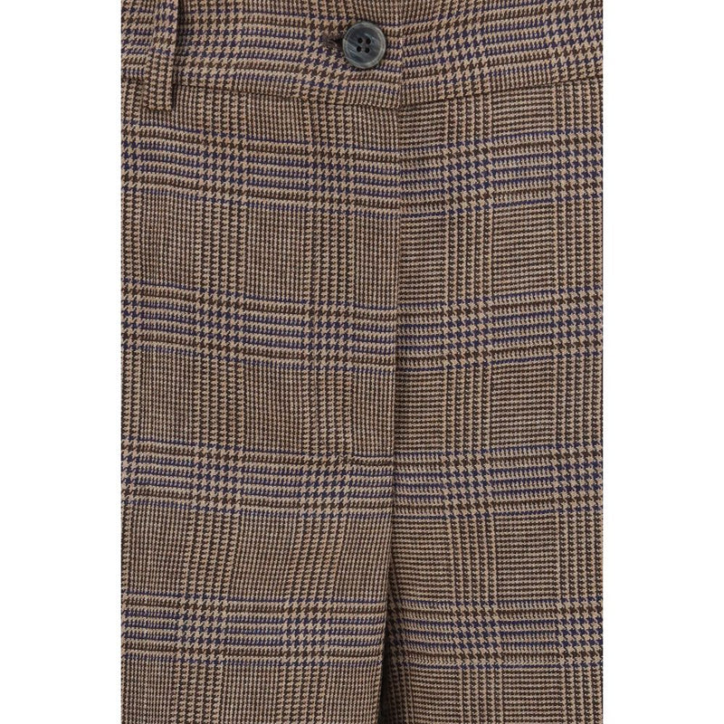 P.A.R.O.S.H. Pantalon décontracté Oves Aries en Laine Marron