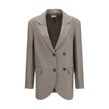 P.A.R.O.S.H. Blazer Oves Aries en Laine Beige