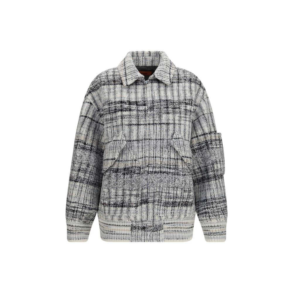 Blouson Bomber Missoni en Laine Multicolore Oves Aries