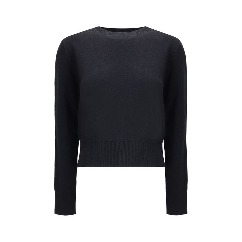 Ami Paris Sweat-shirt Oves Aries en Laine Noire