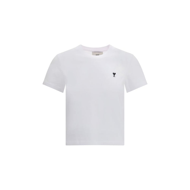 T-shirt en coton blanc Ami Paris