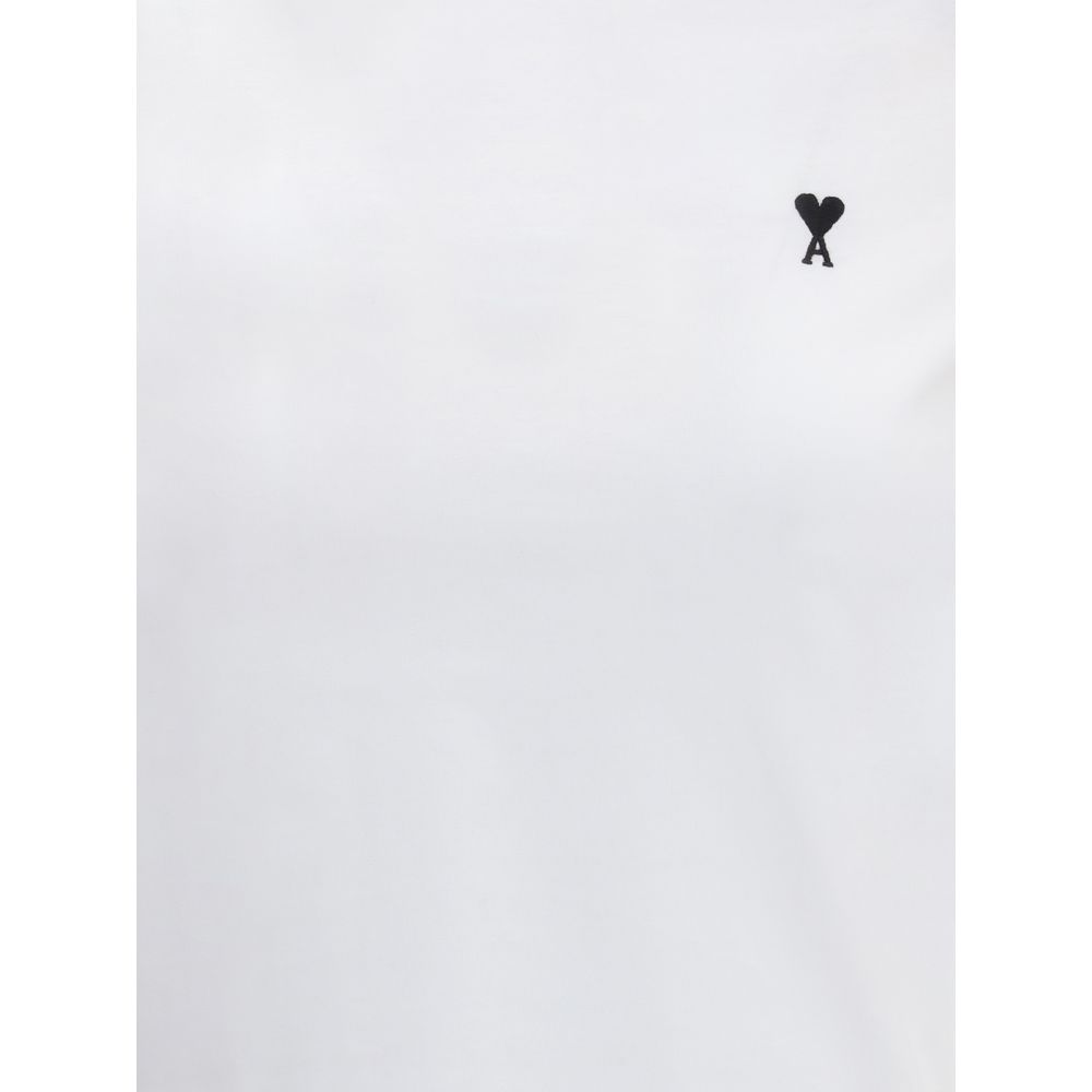 T-shirt en coton blanc Ami Paris
