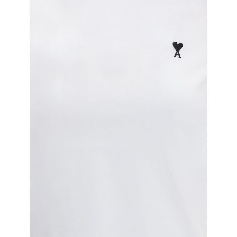 T-shirt en coton blanc Ami Paris