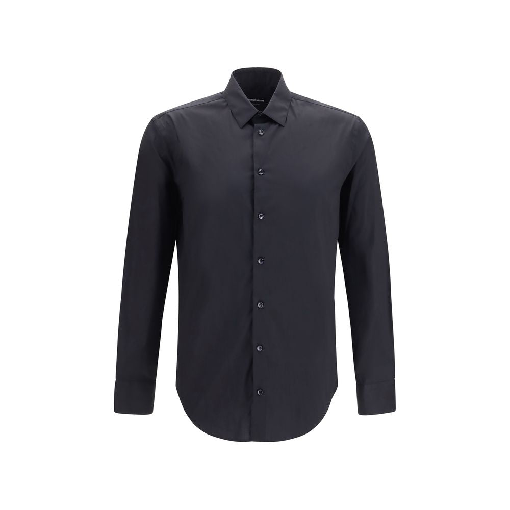 Chemise habillée Giorgio Armani en coton noir