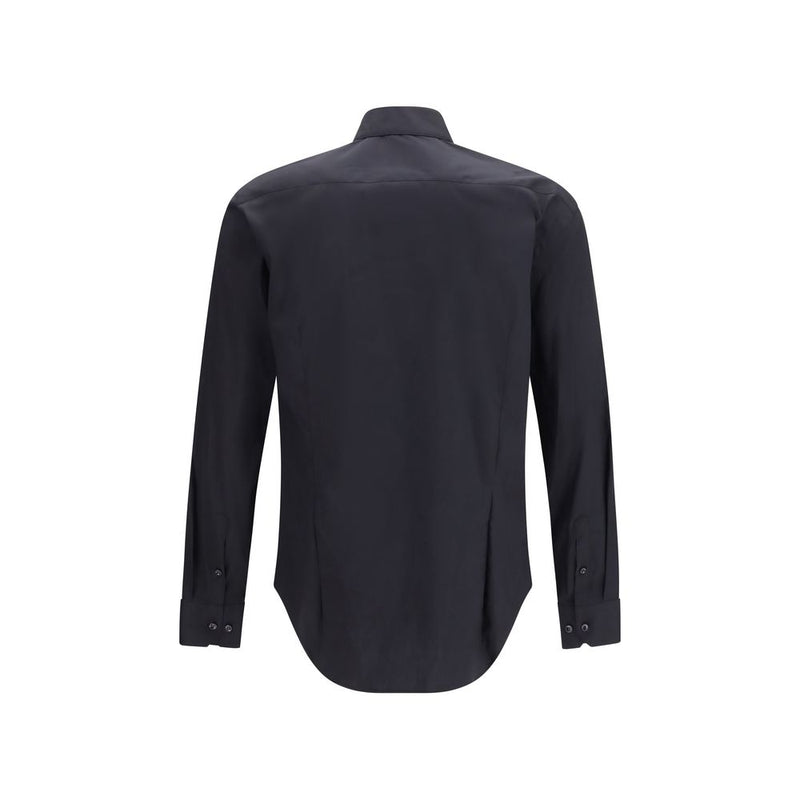 Chemise habillée Giorgio Armani en coton noir