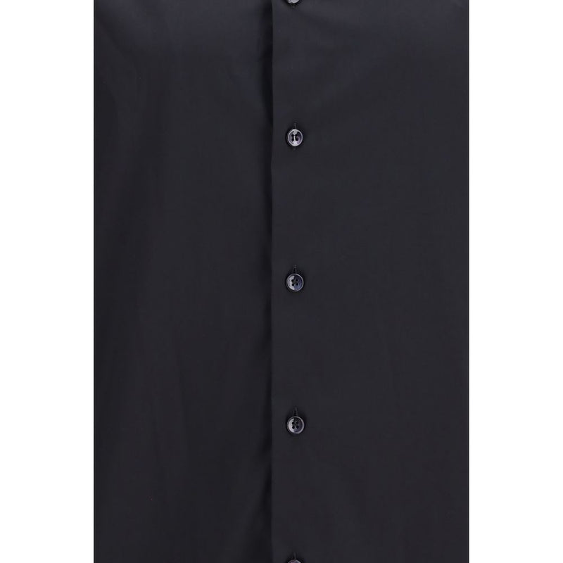 Chemise habillée Giorgio Armani en coton noir