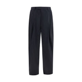 Pantalon de costume Giorgio Armani Oves Aries en laine bleue