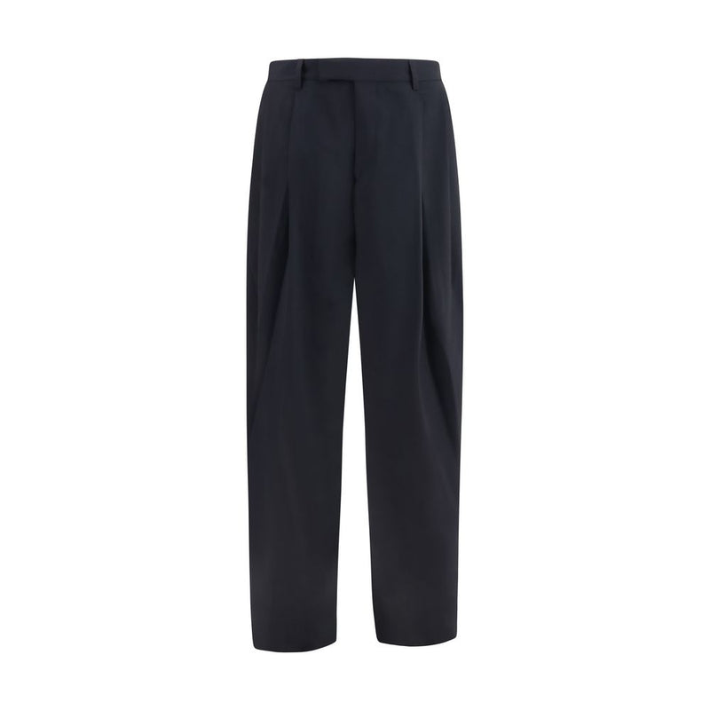 Pantalon de costume Giorgio Armani Oves Aries en laine bleue