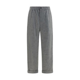 Giorgio Armani Gray Wool Oves Aries Casual Pants