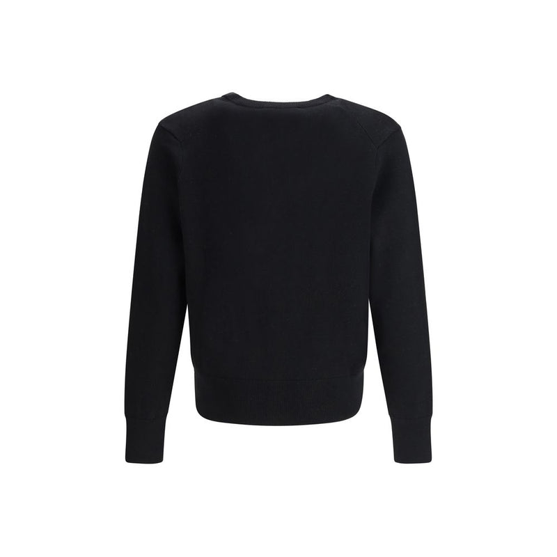 Cardigan Ami Paris noir en laine Oves Aries