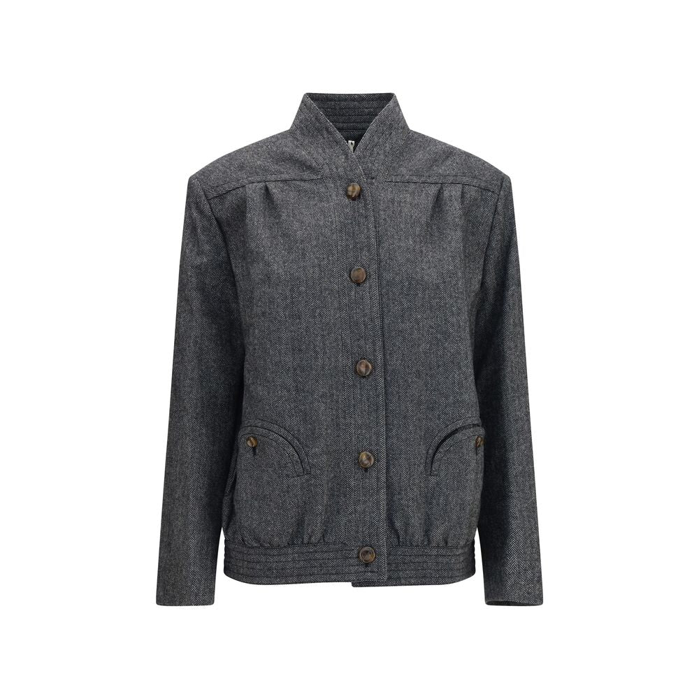 Veste Blazé Milano en laine grise modèle Oversize Aries