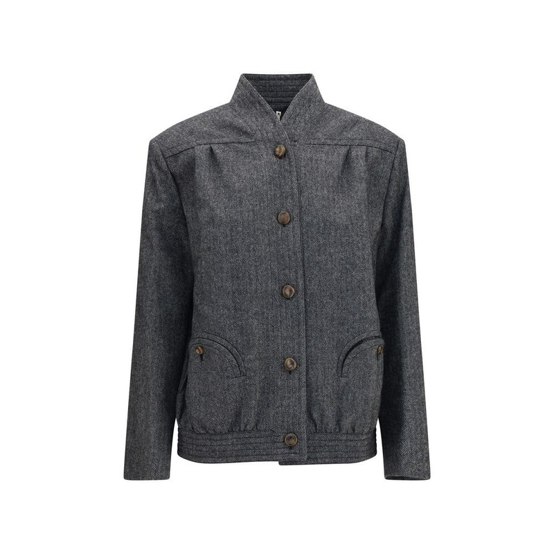 Veste Blazé Milano en laine grise modèle Oversize Aries