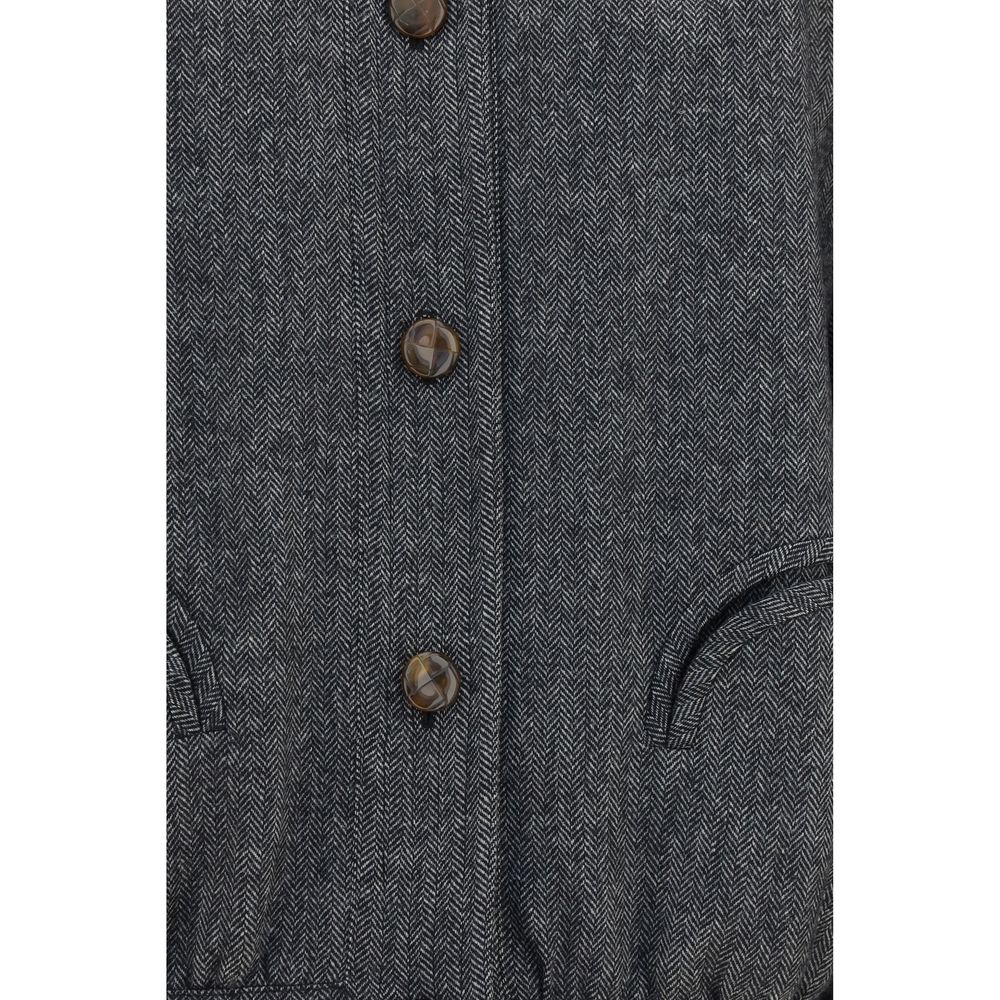 Veste Blazé Milano en laine grise modèle Oversize Aries